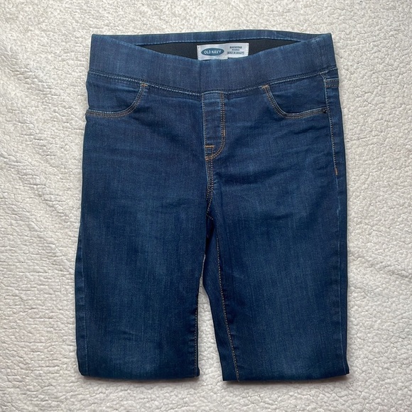 Old Navy Rockstar Denim Jeans Sculpture Size 2 Stretchy Pull Up Jeggings - Picture 3 of 8